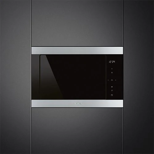 Micro-ondas Encastrável com Grill Smeg FMI325X | 25 L | 900 W | Aço inox escovado - Image 3