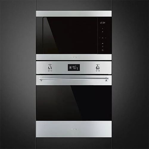 Micro-ondas Encastrável com Grill Smeg FMI325X | 25 L | 900 W | Aço inox escovado - Image 4