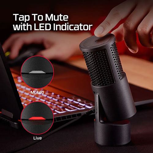 Microfone HyperX SoloCast 2 - Preto - Image 9