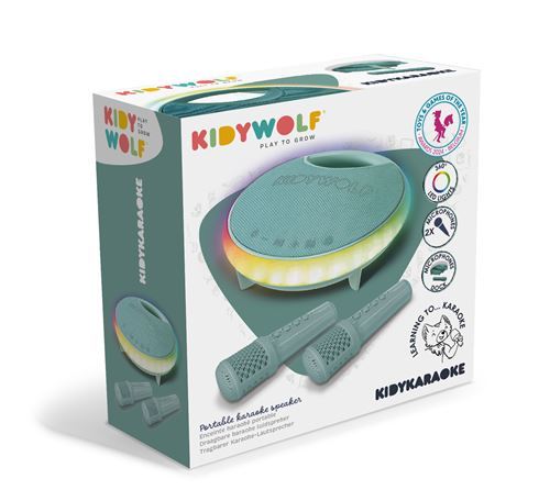 Microfones Kidywolf para Karaoke - Portátil sem Fios - Nature & Découvertes