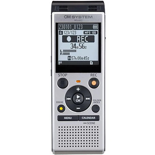 Microgravador OM System WS-882 4GB- Prateado