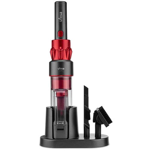 Mini Aspirador Ufesa UH5 | 0,14 L | 20 Min. | 11,6 V - Vermelho | Cinzento
