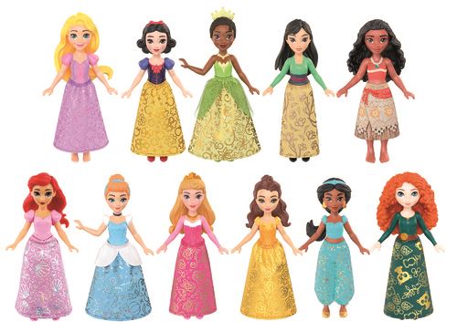 Mini Bonecas Princesas Disney - Mattel - Envio Aleatório