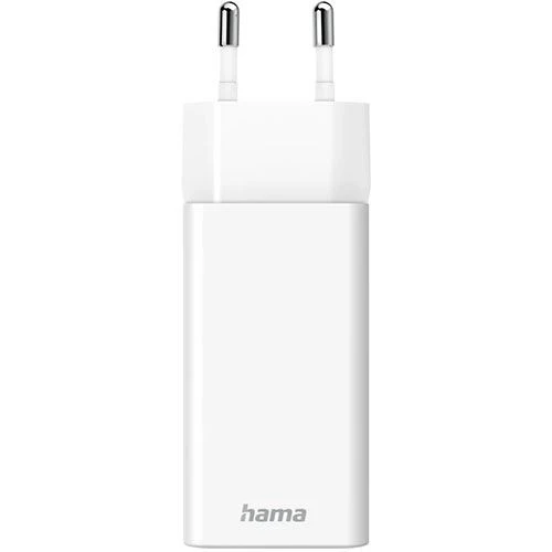 Mini Carregador Hama USB-C + USB 65W - Branco - Image 2