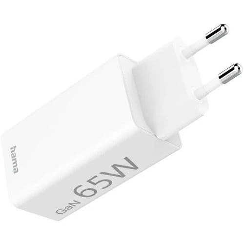 Mini Carregador Hama USB-C + USB 65W - Branco - Image 5