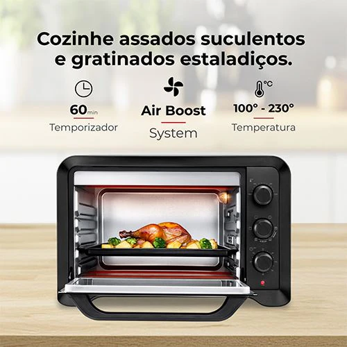 Mini-Forno Elétrico Elétrico Flama 1539 FL | 60L | 2000W - Image 3