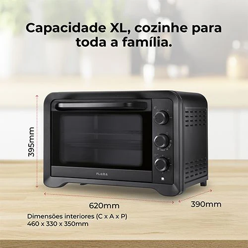 Mini-Forno Elétrico Elétrico Flama 1539 FL | 60L | 2000W - Image 4