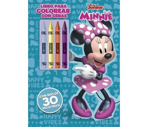 Minnie Libro Para Colorear Con Ceras - 1