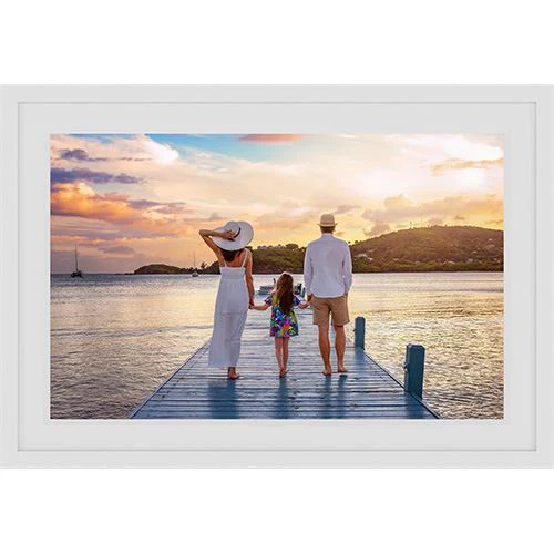 Moldura Digital Thomson Smart Photo Frame F10W 10" HD Wi-Fi 32GB - Branco