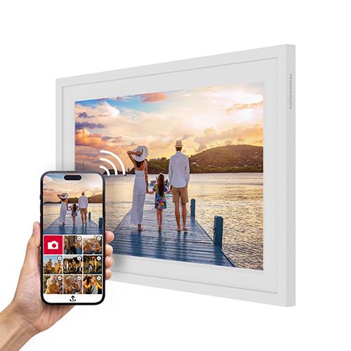 Moldura Digital Thomson Smart Photo Frame F10W 10" HD Wi-Fi 32GB - Branco - Image 2