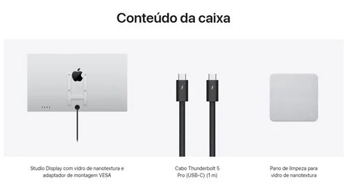 Monitor Apple Studio Display 2026 | Vidro de Nanotextura | VESA | 27" | 5K - Image 3