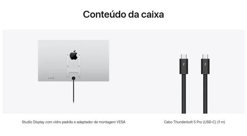 Monitor Apple Studio Display 2026 | Vidro Padrão | VESA | 27" | 5K - Image 3