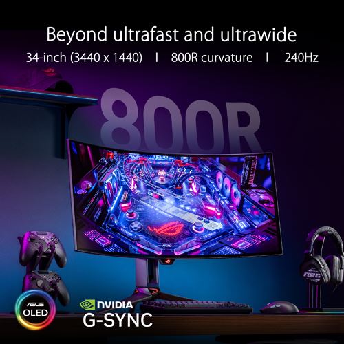 Monitor Gaming Asus PG34WCDM | 34" | 240Hz | UltraWide QHD - Image 10