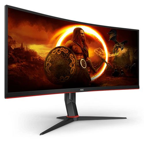 Monitor Gaming Curvo AOC CU34G2X/BK | 34'' | 144 Hz | UltraWide QHD - Image 2
