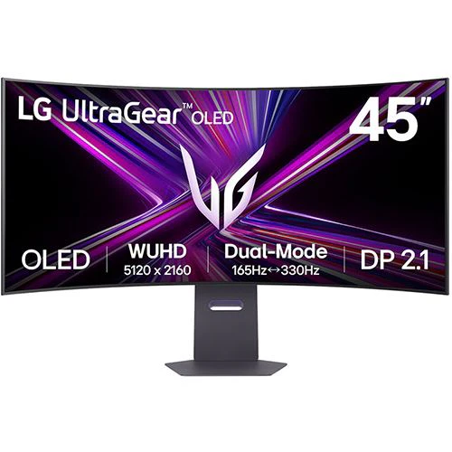 Monitor Gaming Curvo LG UltraGear 45GX950A-B.AEU | 45" | 165 Hz | 5K - Preto