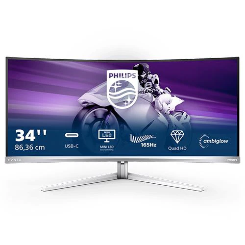 Monitor Gaming Curvo Philips Evnia 7000 34M2C7600MV/00 | 34'' | 165 Hz | UltraWide QHD