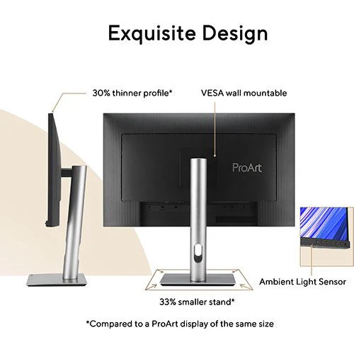 Monitor Profissional Asus ProArt PA278QGV | 27'' | 120Hz | QHD - Image 2