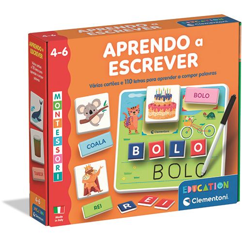 Montessori - Aprendo a Escrever - Education Clementoni