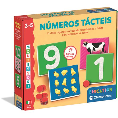 Montessori - Números Tácteis - Education Clementoni