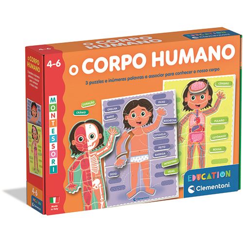 Montessori - O Corpo Humano - Education Clementoni