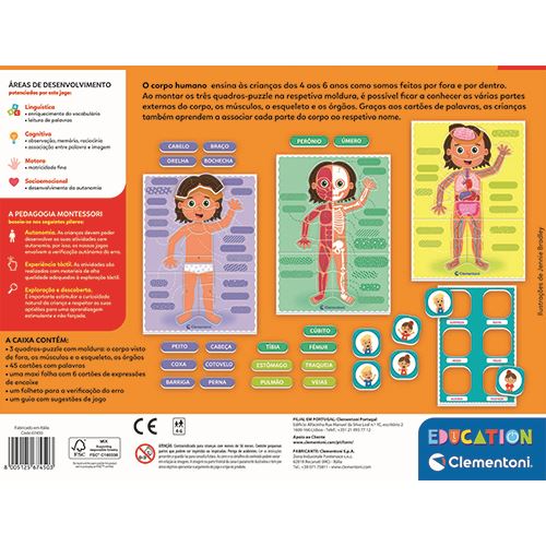 Montessori - O Corpo Humano - Education Clementoni - Image 6