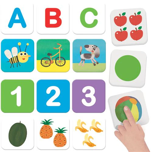 Montessori - Primeiros Jogos: Letras, Números e Formas - 10 Actividades - Headu | Sig Toys - Image 2