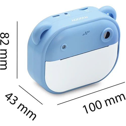Máquina Fotográfica Instantânea para Criança Mooov 477522 - Azul - Image 4