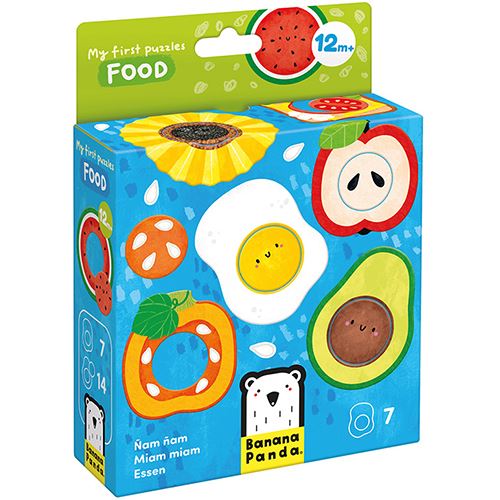 My First Puzzle: Food - 7 Puzzles - Banana Panda | The Happy Gang Gang