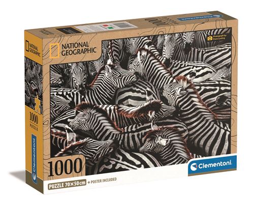 Puzzle National Geographics - Imagem 1 - 1000 Peças - Clementoni