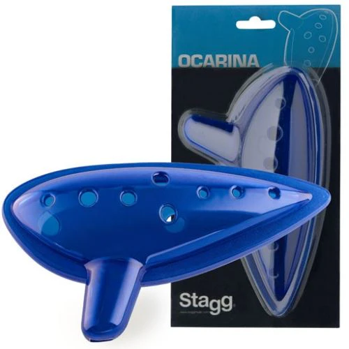 Ocarina Plástico Azul Stagg Oca-pl