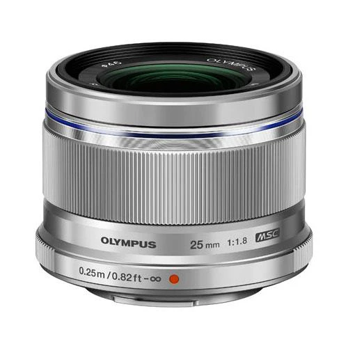 Objetiva Olympus M.Zuiko Digital 25mm F1.8 - Prateada
