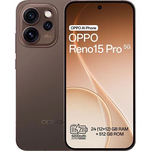 Oppo Reno15 Pro 5G - 512GB - Preto Mocha