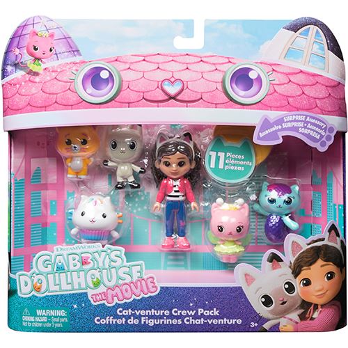 Pack de Figuras Gabby's Dollhouse, The Movie - 11 Peças - Spin Master