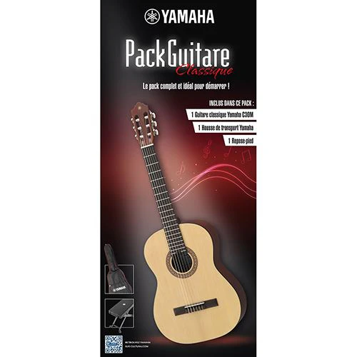 Pack Guitarra Clássica Yamaha C30M - Natural Mate - Image 6