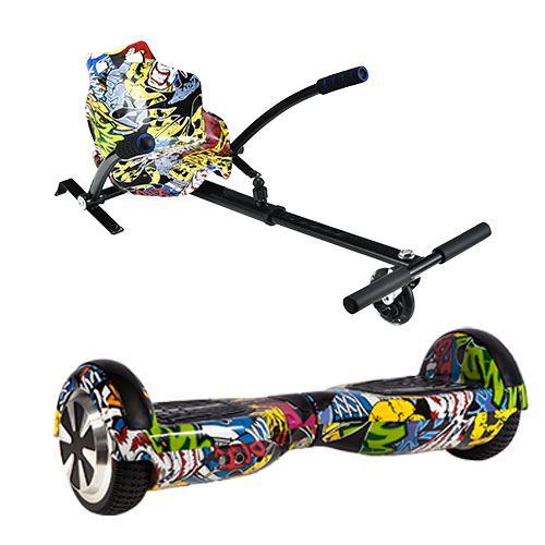 Pack Hoveboard UrbanGlide 65 Lite - Multicolor + UrbanGlide Kart Pilot - Multicolor