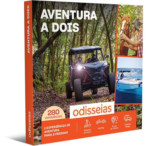 Pack Presente Odisseias - Aventura a Dois | Experiência de aventura | 2 pessoas