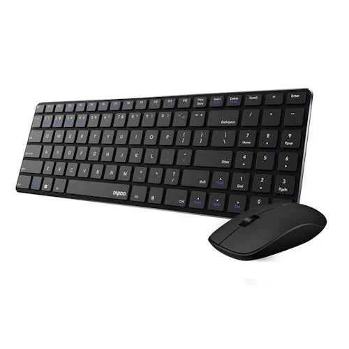 Pack Rato + Teclado Rapoo 9300M + Mochila Hama 16.2'' - Preto - Image 3