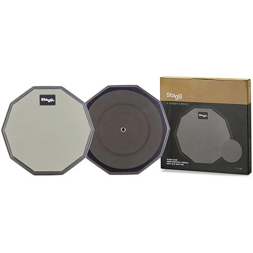 Pad Treino Stagg TD-08R - 8" - Decagonal - Cinzento