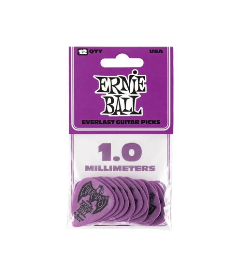 Palhetas Everlast Roxo 1,00 EB9193 Ernie Ball