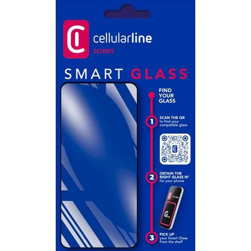 Película Ecrã Vidro Temperado Cellularline Screen Smart Glass - Universal G23 - Image 4