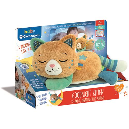 Peluche Baby Gatinho Sonhador - Baby Clementoni - Image 2