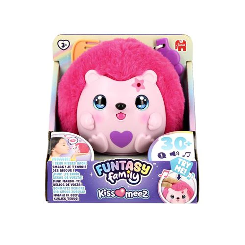 Peluche Interactivo Funtasy Familly: Kiss-Meez Rosa - Jumbo| Diset