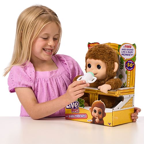 Peluche Interativo - My Baby Monkey - Little Live Pet | Moose Toys - Image 12