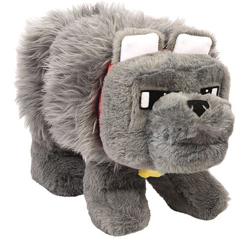 Peluche Lobo Minecraft com Ação - Mattel
