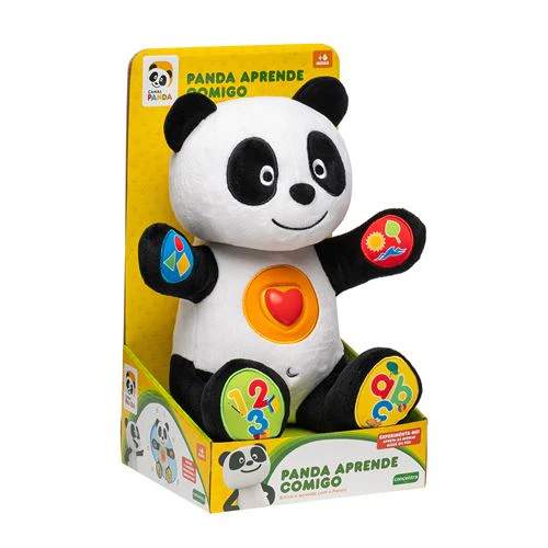 Peluche Panda Aprende Comigo