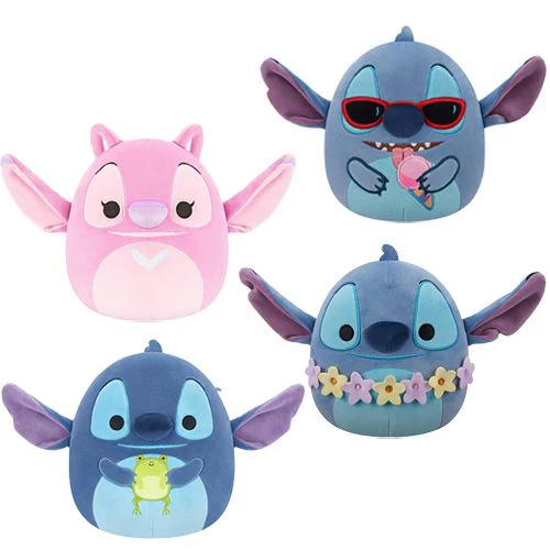Peluche Squishmallows: Stitch 20cm - Concentra - Envio Aleatório