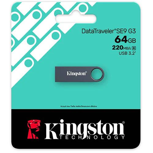 Pen USB 3.2 Kingston DataTraveler - 64GB - Preto - Image 4