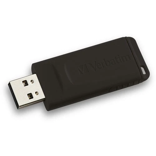 Pen USB Verbatim Slider - 128GB - Preto