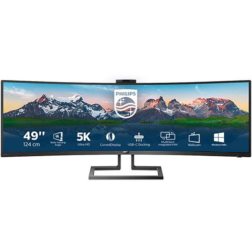 Monitor Curvo Philips SuperWide 499P9H/00 | 48,8'' | 70 Hz | Dual QHD