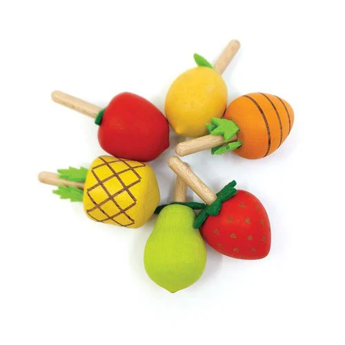 Pião de Madeira em Formato de Fruta - Nature & Découvertes - Envio Aleatório - Image 2